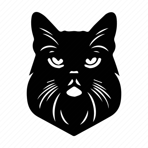 Cat, kitten, cute, animal, face, feline, pet icon - Download on Iconfinder