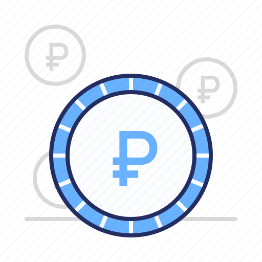 Coin, rouble, ruble icon - Download on Iconfinder