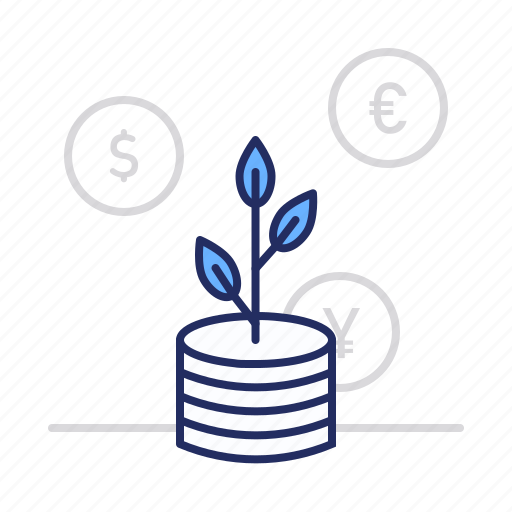 Cash, coins, growth icon - Download on Iconfinder