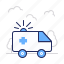 ambulance, car, medical 