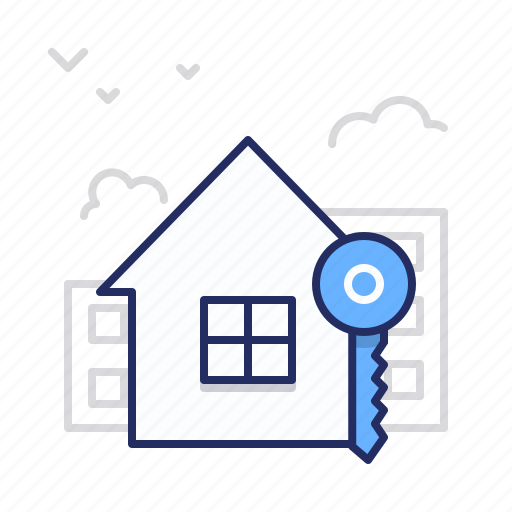Estate, house, key icon - Download on Iconfinder