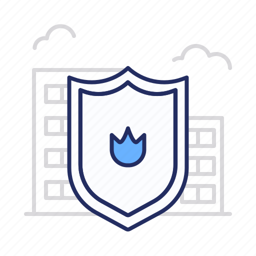Fire, protect, shield icon - Download on Iconfinder