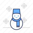 snow, snowman, winter 