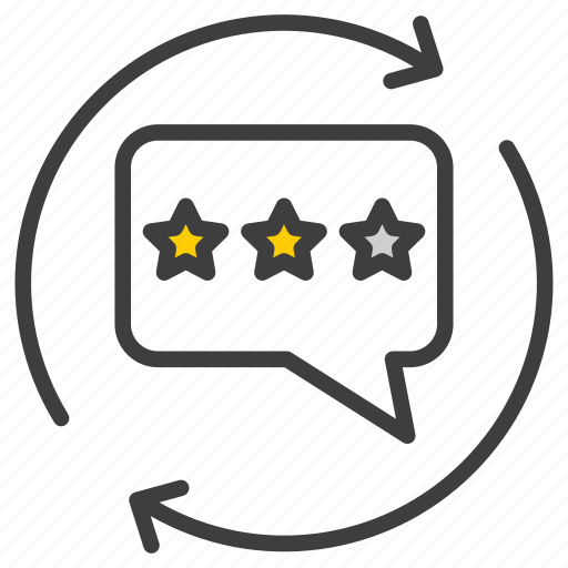 Review, rating, like, star, customer, favorite, communication icon - Download on Iconfinder