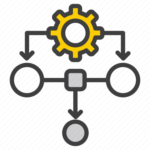 Hierarchy, diagram, flowchart, business, management, process, sitemap icon - Download on Iconfinder