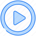 play button, play, video, multimedia, button, video-player, player, media-button