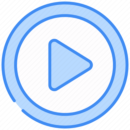 Play button, play, video, multimedia, button, video-player, player icon - Download on Iconfinder