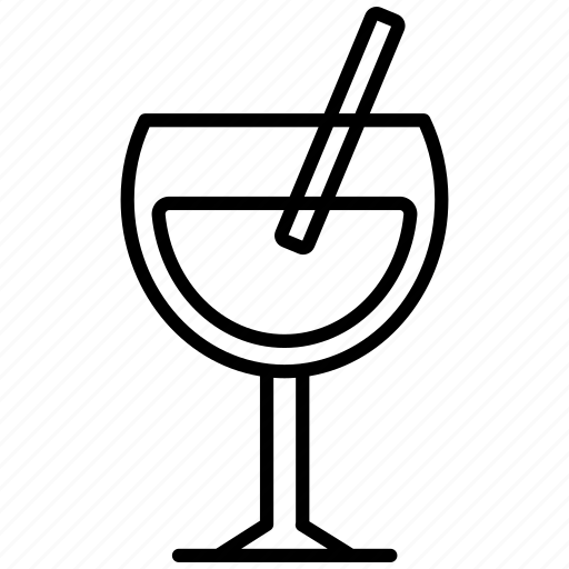 Cocktail, drink, glass, beverage, juice, alcohol, wine icon - Download on Iconfinder