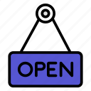 open board, open, shop, hanging-board, open-shop, store, open-sign, signboard, shopping