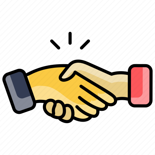 Hand shake, deal, agreement, partnership, handshake, contract, meeting icon - Download on Iconfinder