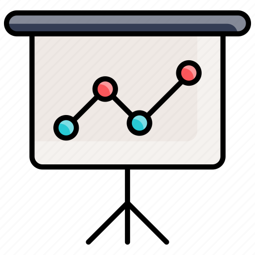 Presentation, business, graph, chart, analytics, analysis, statistics icon - Download on Iconfinder