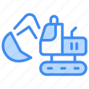 excavator, construction, crane, bulldozer, vehicle, machinery, heavy, lifter, machine
