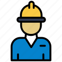 engineer, worker, man, construction, work, male, avatar, professional, architect