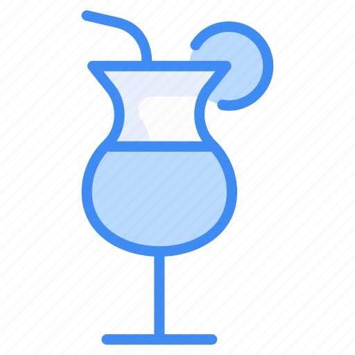 Pina colada, juice, fresh-juice, drink, soft-drink, drink-glass, refreshment-drink icon - Download on Iconfinder