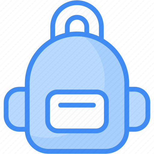 Bagpack, bag, travel, school, school-bag, education, luggage icon - Download on Iconfinder