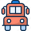 school bus, bus, vehicle, transport, transportation, school, education, travel, public-transport 