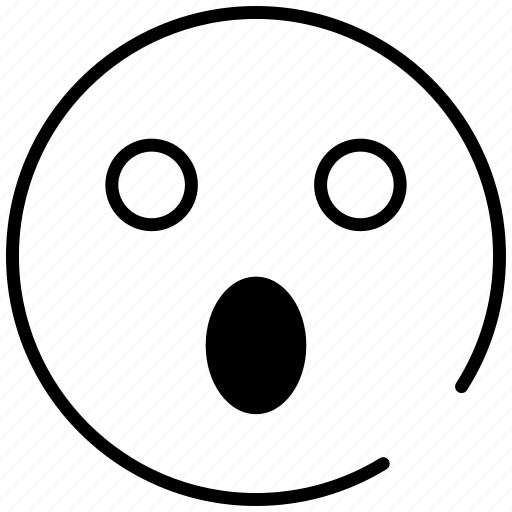 Surprised, emoji, face, man, happy, expression, shocked icon - Download on Iconfinder