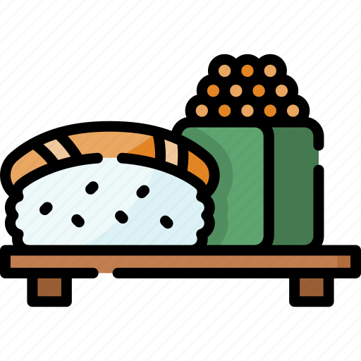 Sushi, japan, food, linear, restaurant icon - Download on Iconfinder