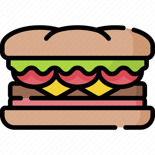 Sandwich, breakfast, fast food, food icon - Download on Iconfinder