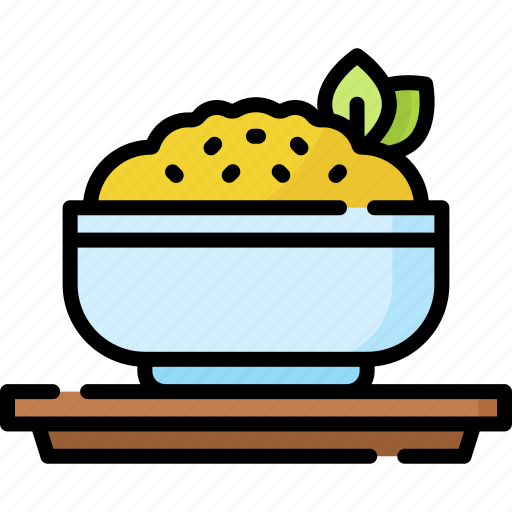 Mashed, potato, healthy, food, linear icon - Download on Iconfinder