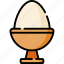 boiled, egg, linear], food, white 
