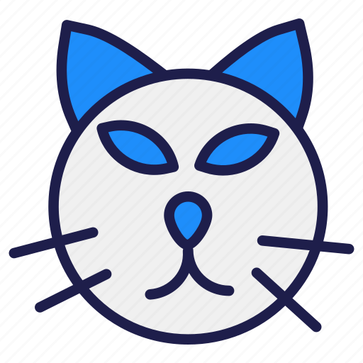 Black, cat, animal, pet, halloween, black cat, scary icon - Download on Iconfinder
