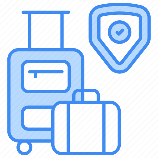 Luggage insurance, insurance, travel-insurance, protection, travel, baggage-insurance, tourist icon - Download on Iconfinder