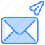 send, mail, message, email, letter, communication, envelope, arrow, share 