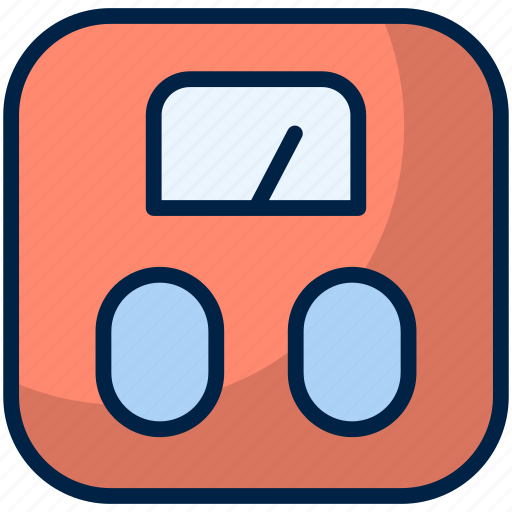 Weighing scale, weight-scale, scale, weight-machine, weight, weighing-machine, balance-scale icon - Download on Iconfinder