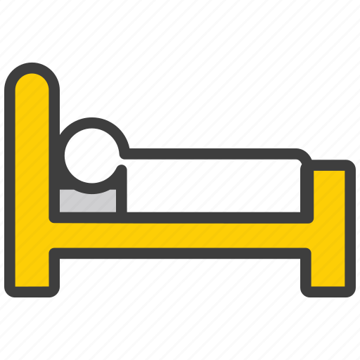 Hospital bed, hospital, bed, patient-bed, stretcher, medical, healthcare icon - Download on Iconfinder