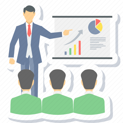 Analysis, business meeting, meeting, presentation icon - Download on Iconfinder