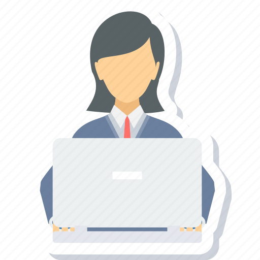 Women, working, employed, female, girl, lady, woman icon - Download on Iconfinder