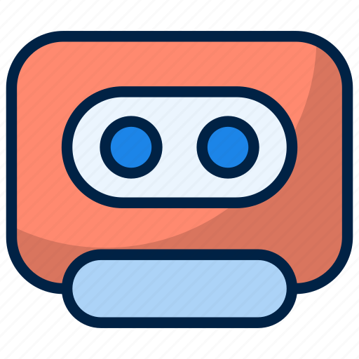 Cassette, tape, music, audio, sound, player, audio-cassette icon - Download on Iconfinder