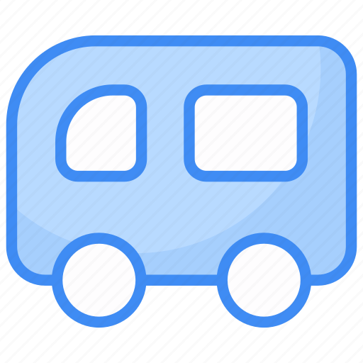 Camper van, caravan, transport, vehicle, travel, van, camping icon - Download on Iconfinder
