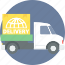delivery, cargo, shipping, transport, transportation, truck, van