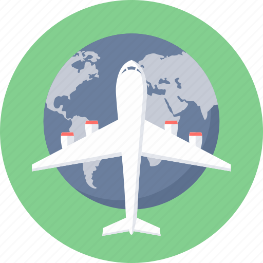 Delivery, international, first flight, shipping icon - Download on Iconfinder