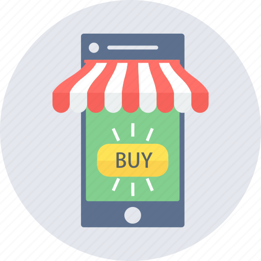 Mobile, shopping, buy, online, phone icon - Download on Iconfinder
