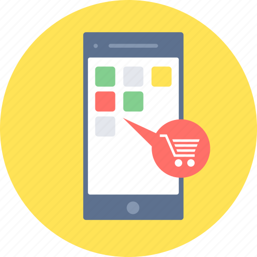 App, shopping, cart, ecommerce, mobile, online icon - Download on Iconfinder