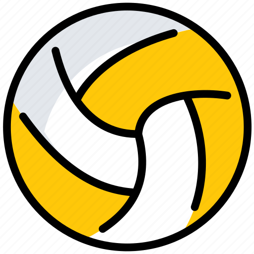 Volleyball, ball, sport, game, sports, beach, play icon - Download on Iconfinder