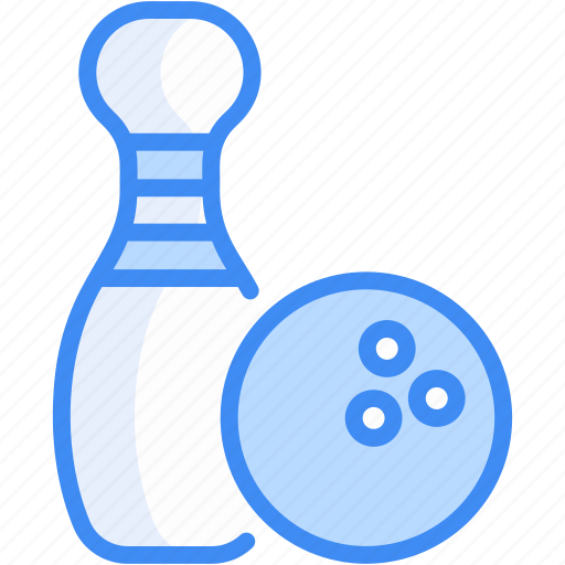 Bowling, game, sport, ball, sports, play, pins icon - Download on Iconfinder