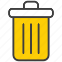 trash, garbage, bin, recycle, delete, dustbin, remove, waste, recycling, minus