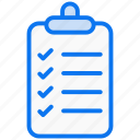 list, checklist, document, clipboard, menu, paper, file, task, report, extension