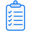 list, checklist, document, clipboard, menu, paper, file, task, report, extension 