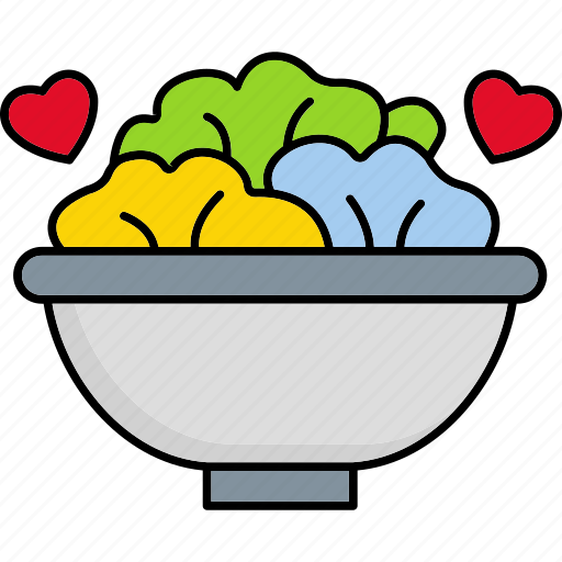 Heart, bowl, food, valentine, gift, romance, delicious icon - Download on Iconfinder