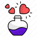 love potion, potion, love, potion-bottle, heart, magic-potion, flask, valentine, romance
