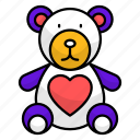 teddy bear, bear, toy, teddy, gift, love, animal, soft-toy, stuffed-toy