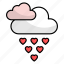 love cloud, heart, love, valentines-day, cloud, romantic-weather, romance, romantic, celebration 