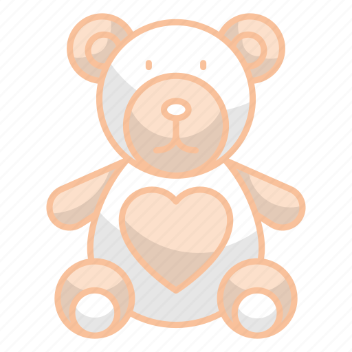 Teddy bear, bear, toy, teddy, gift, love, animal icon - Download on Iconfinder