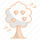love tree, love, heart, valentine, tree, plant, heart-tree, romance, romantic