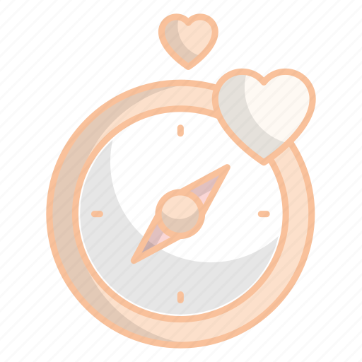 Love compass, love, heart, wedding, compass, valentine, romance icon - Download on Iconfinder